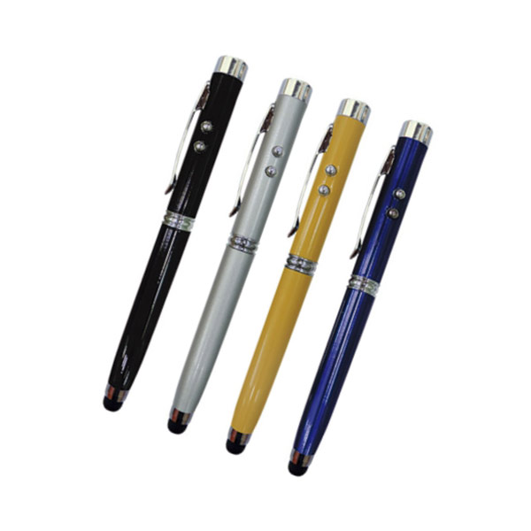 LAPICERO METALICO CON LÁSER Y LINTERNA CON TOUCH